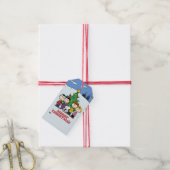 Charlie Brown en vrienden Kerstmis Cadeaulabel (Met Touw)