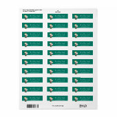 Charlie Brown Peppermint-Snoep Etiket (Full Sheet)