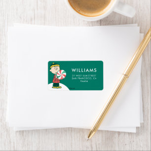 Charlie Brown Peppermint-Snoep Etiket