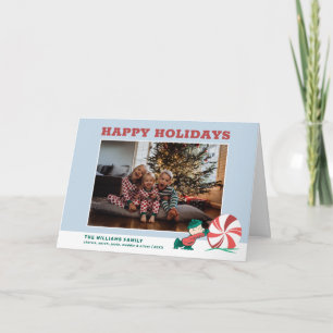 Charlie Brown Rollen in het vakantieseizoen Feestdagen Kaart