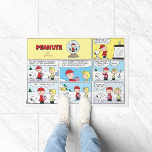 Charlie Brown Sneeuwbol Deurmat