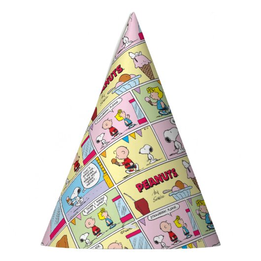 Charlie Brown, Snoopy en Sally | ijsje Feesthoedjes (Links)