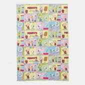 Charlie Brown, Snoopy en Sally | ijsje Theedoek (Verticaal)