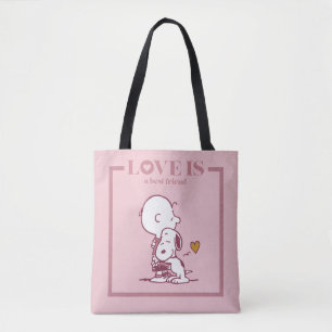 Charlie Brown & Snoopy - Liefde is een beste vrien Draagtas