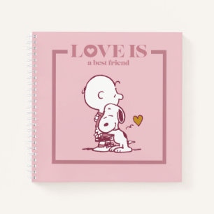 Charlie Brown & Snoopy - Liefde is een beste vrien Notitieboek