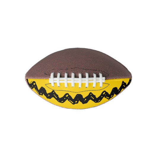 Charlie Brown Zig Zag Pattern American Football (Voorkant)