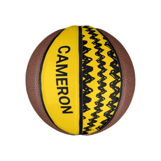 Charlie Brown Zig Zag Pattern Basketbal (Verticaal)