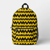 Charlie Brown Zig Zag Pattern Bedrukte Rugzak (Voorkant)