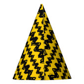 Charlie Brown Zig Zag Pattern Feesthoedjes (Achterkant)