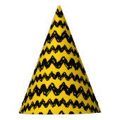 Charlie Brown Zig Zag Pattern Feesthoedjes (Voorkant)