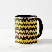 Charlie Brown Zig Zag Pattern Mok (Voorkant rechts)