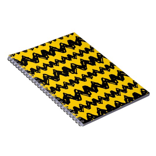 Charlie Brown Zig Zag Pattern Notitieboek (Rechterzijde)