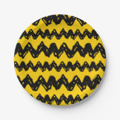 Charlie Brown Zig Zag Pattern Papieren Bordje (Voorkant)