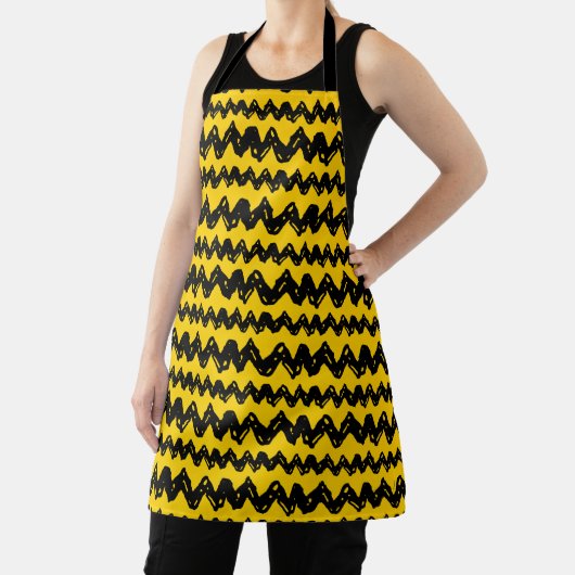 Charlie Brown Zig Zag Pattern Schort (Insitu)