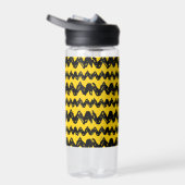 Charlie Brown Zig Zag Pattern Waterfles (Rechts)