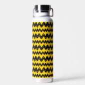 Charlie Brown Zig Zag Pattern Waterfles (Achterkant)