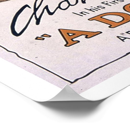 Charlie Chaplin, Copy of 1918 Theatrical Poster (Hoek)