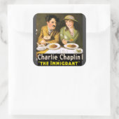 Charlie Chaplin, de Sticker van de immigranten (Tas)