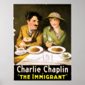 Charlie Chaplin / Het Poster van immigranten (Voorkant)