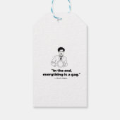 Charlie Chaplin Quote – Life Is a Tragedy  Cadeaulabel (Achterkant)