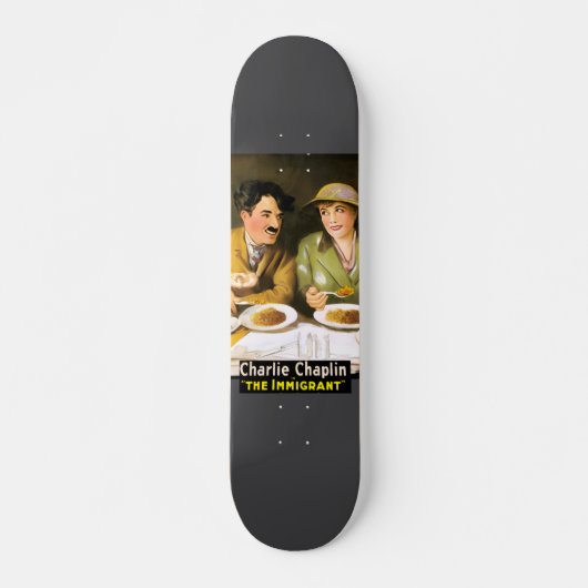 Charlie Chaplin/The Immigrant Skateboard (Devant)