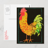 Charlie Cheery Rooster #1 Briefkaart (Voorkant / Achterkant)