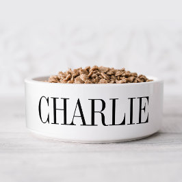 Charlie Classic Naam Monogram Hond Voerbakje