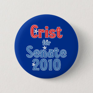 Charlie Crist for Senate 2010 Star Design Ronde Button 5,7 Cm