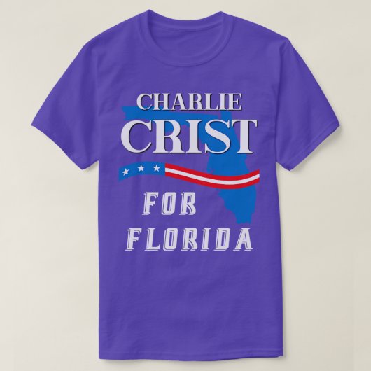 Charlie Crist voor gouverneursverkiezingen in Flor T-shirt (Design voorkant)