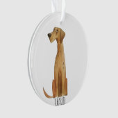 Charlie Dog Ornament (voorkant)