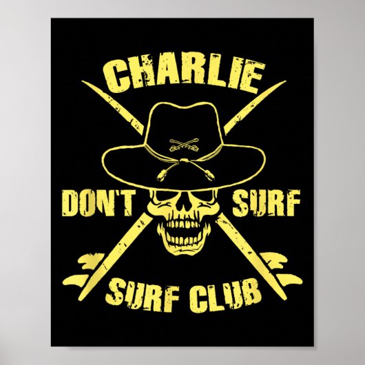 Charlie Don't Surf  Poster (Voorkant)