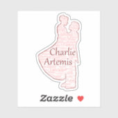 Charlie en Artemis Custom-Cut Vinyl Sticker (Vel)