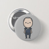 Charlie Fairhead - Casualty Ronde Button 5,7 Cm (Voorkant /achterkant)