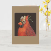 Charlie la carte cardinale (Fleur jaune)