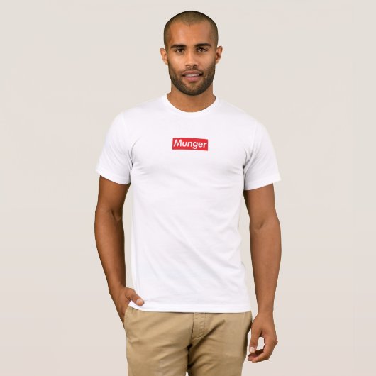 Charlie Munger - Supremo Series T-shirt (Voorkant volledig)