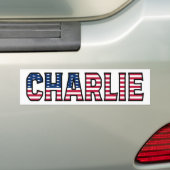 Charlie Name Vorname USA Aufkleber Sticker Auto (En voiture)