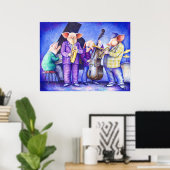 Charlie Porker en zijn All Sties Poster (Thuiskantoor)