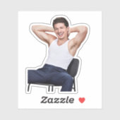 Charlie Puth Custom-Cut Sticker (Vel)