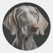 Charlie Ronde Sticker (Voorkant)