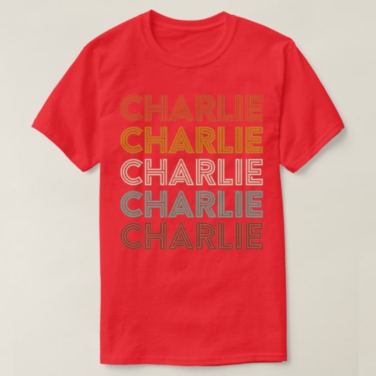 Charlie T-shirt (Design voorkant)