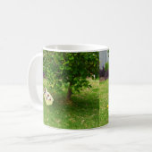 Charlie The Fox Terrier Heure de bain, Café Mug (Devant gauche)