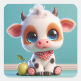 "Charlie" Vierkante Sticker