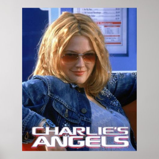 Charlie's Angels Drew Barrymore Poster (Voorkant)