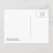 Charlie's kerstgeest feestdagenkaart (Achterkant)