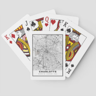 Charlotte Area Map Pokerkaarten