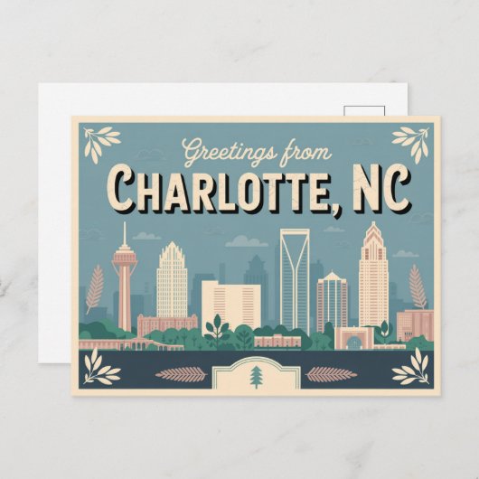  Charlotte Briefkaart | Groeten van (Voorkant / Achterkant)