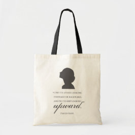 Charlotte Bronte - Blijf naar boven kijken - wit Tote Bag