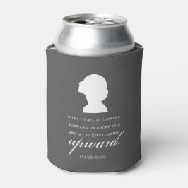 Charlotte Bronte - Blijf naar boven kijken - zwart Blikjeskoeler