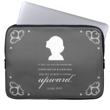 Charlotte Bronte - Blijf naar boven kijken - zwart