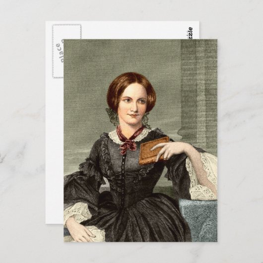 Charlotte Brontë Briefkaart (Voorkant / Achterkant)